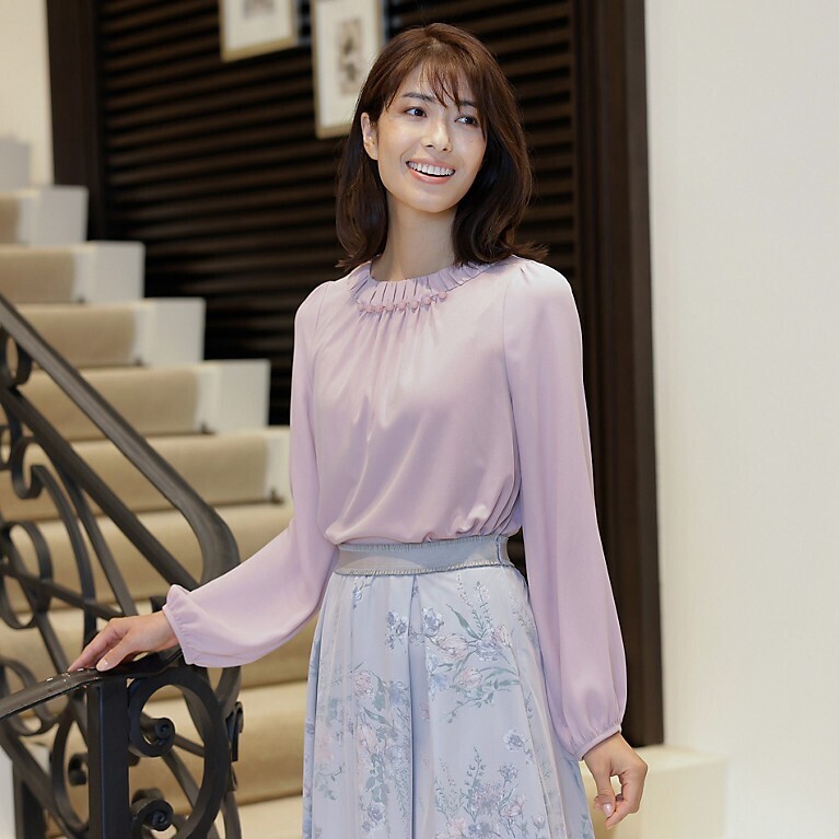 TO BE CHIC トリアセマイルドスムース カットソー