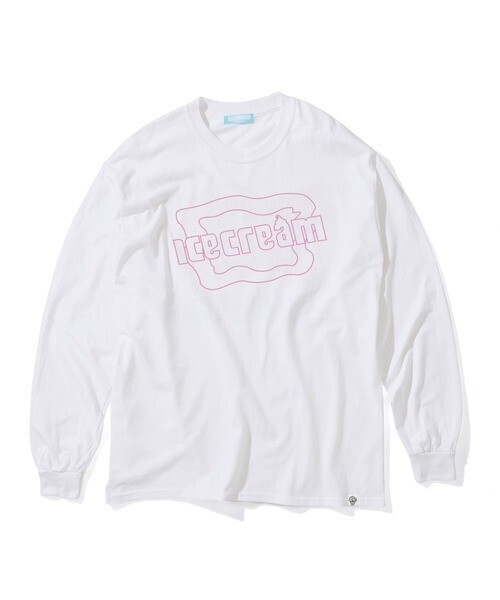 ICECREAM COTTON L/S T-SHIRT LOGO