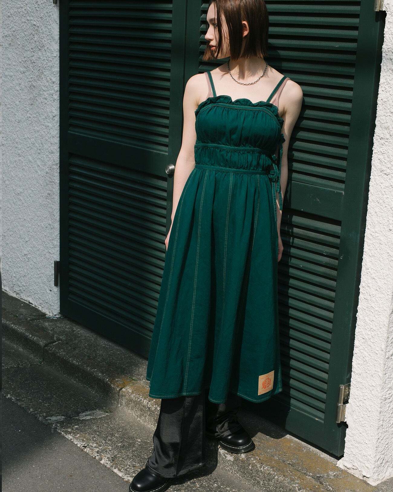 tiit tokyo classic denim cami dress