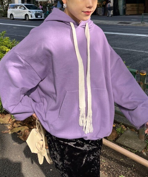 Ciaopanic オーバーサイズストラップフーディー