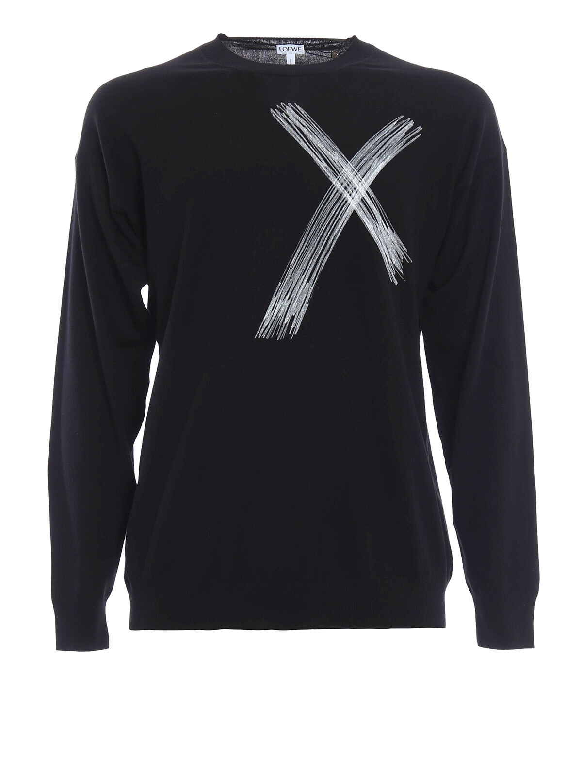 LOEWE Printed wool crewneck