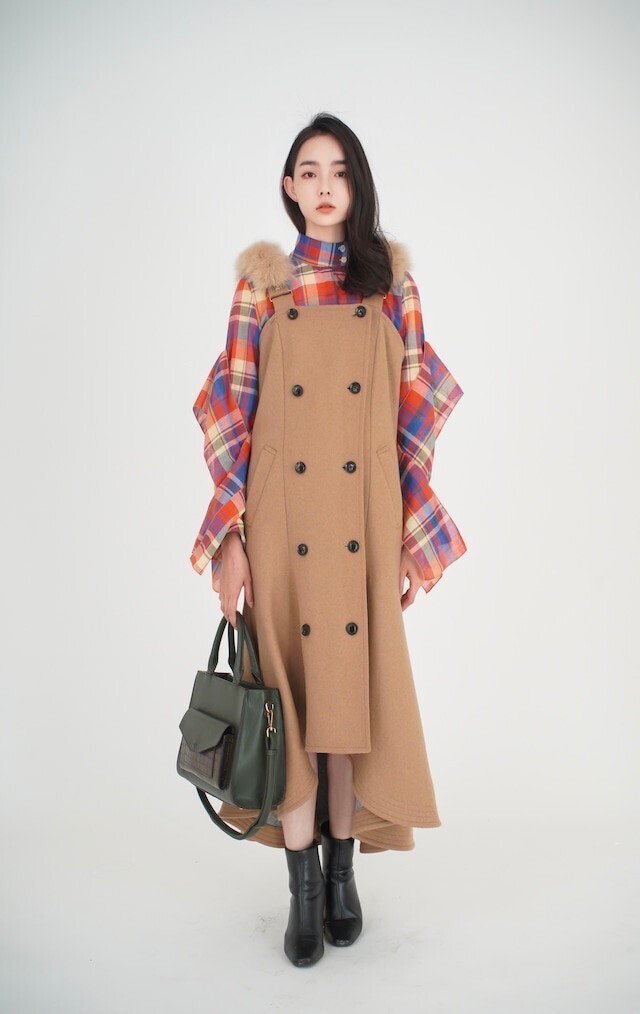 HUNDRED COLOR Wool Jumper Skirt