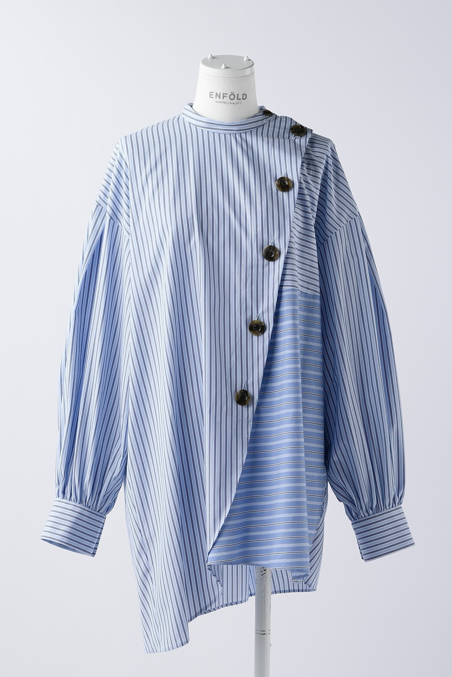 ENFOLD ASYMMETRY BLOUSE