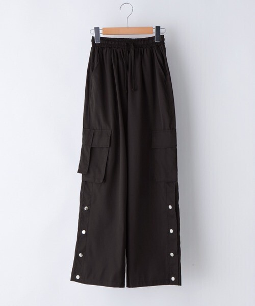 Anchor Smith ワイドシルエットサイドボタンカーゴパンツ