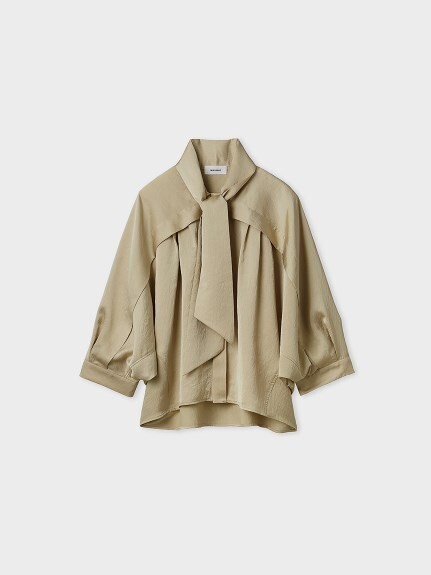 MIESROHE washable ボウタイコクーンブラウス