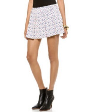 PAUL & JOE SISTER Paul &amp;amp; joe Faience Skirt in Multicolor (Ecru) | Lyst