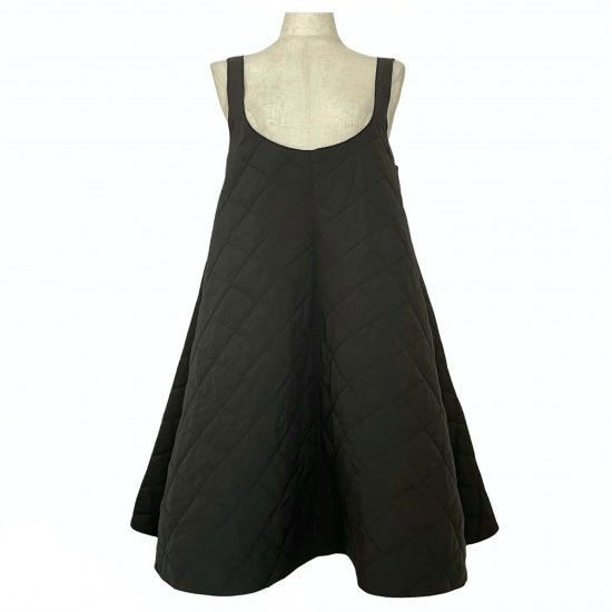 BayBee quilting flare dress(black)