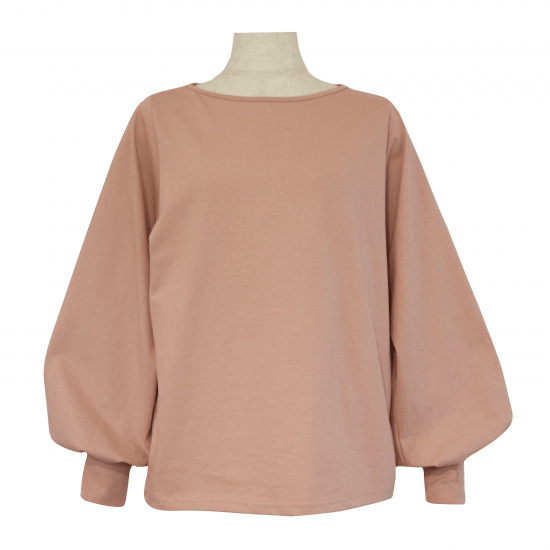 BayBee volume sleeve tops(dusty pink)