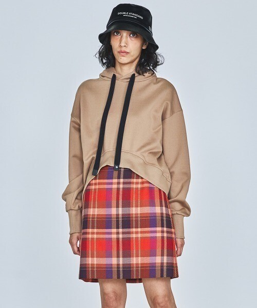 DOUBLE STANDARD CLOTHING イレギュラーヘムパーカー