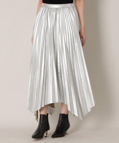 EPOCA THE SHOP シンセティックレザープリーツスカート