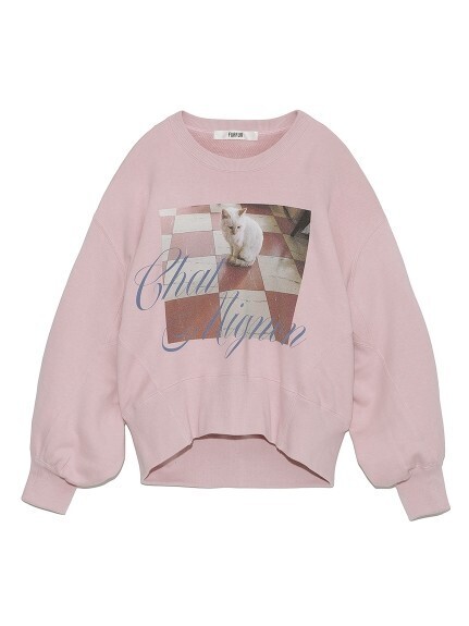 FURFUR キャットフォトスウェット