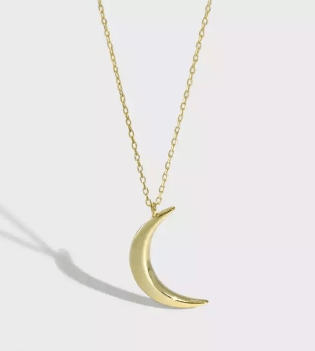 one sea S925 moon necklace (N207)