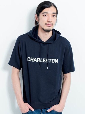 YEVS スウェットロゴパーカー CHARLSTON：T-SHIRTS