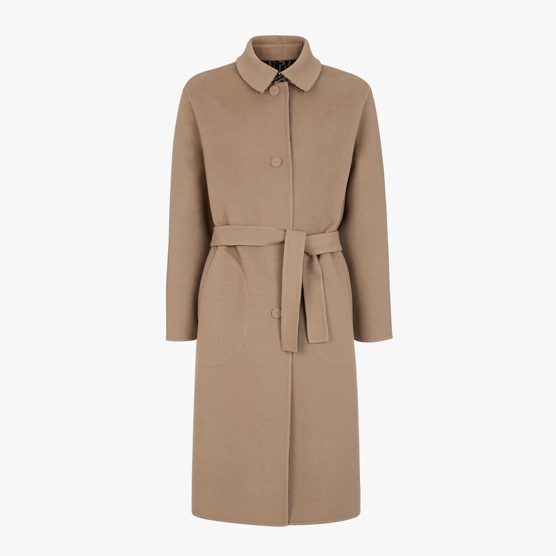 FENDI ベージュウール トレンチコート