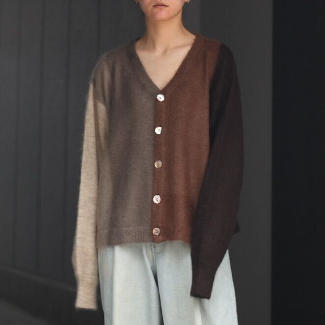 TTT MSW Gradation Mohair Knit Cardigan