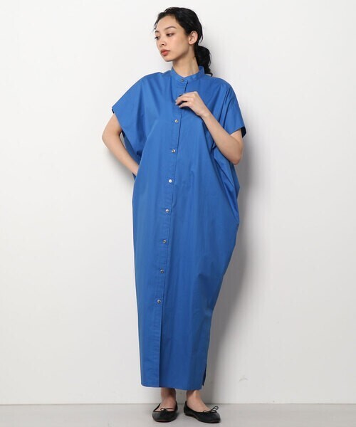 BEAUTY&YOUTH UNITED ARROWS コットン マキシ シャツワンピース -ウォッシャブル-