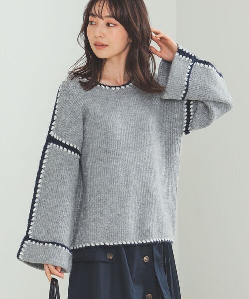 BEAMS HEART ハンドステッチ プルオーバー