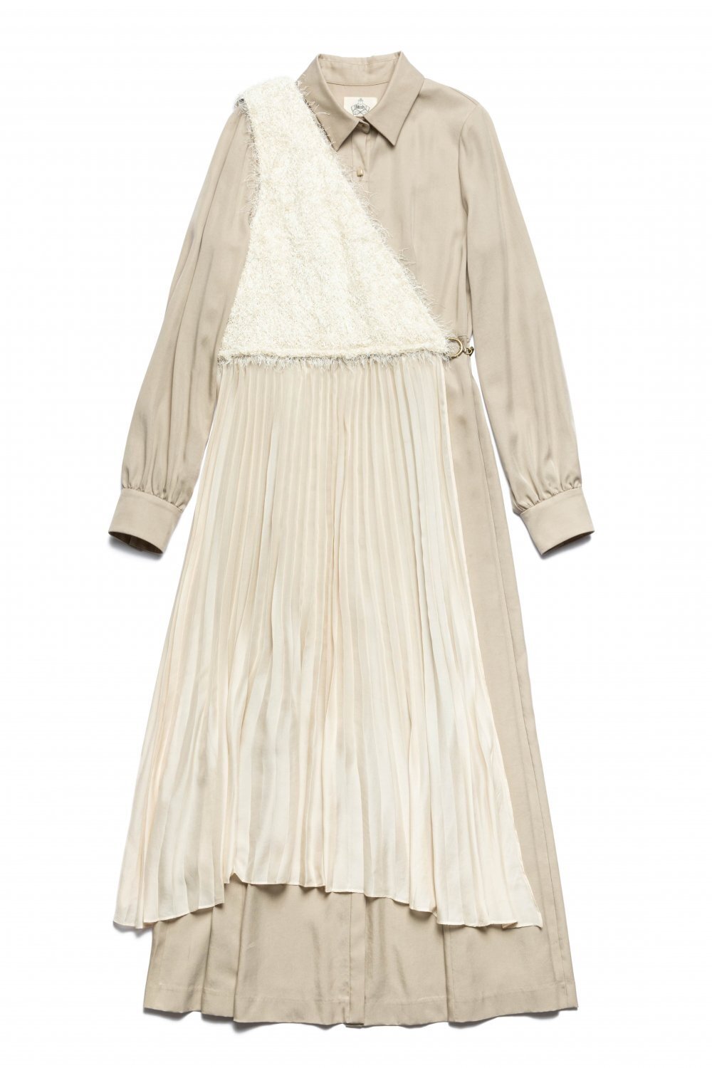 Hdxuly, Vest Layered Shirt Dress