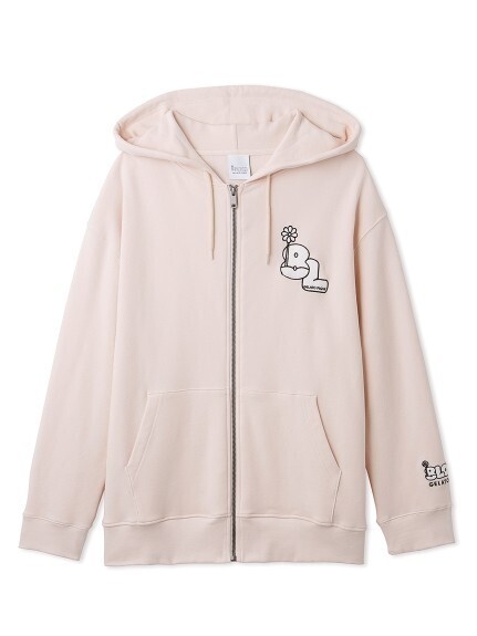 GELATO PIQUE HOMME 8LOOMロゴ裏毛ジップパーカ