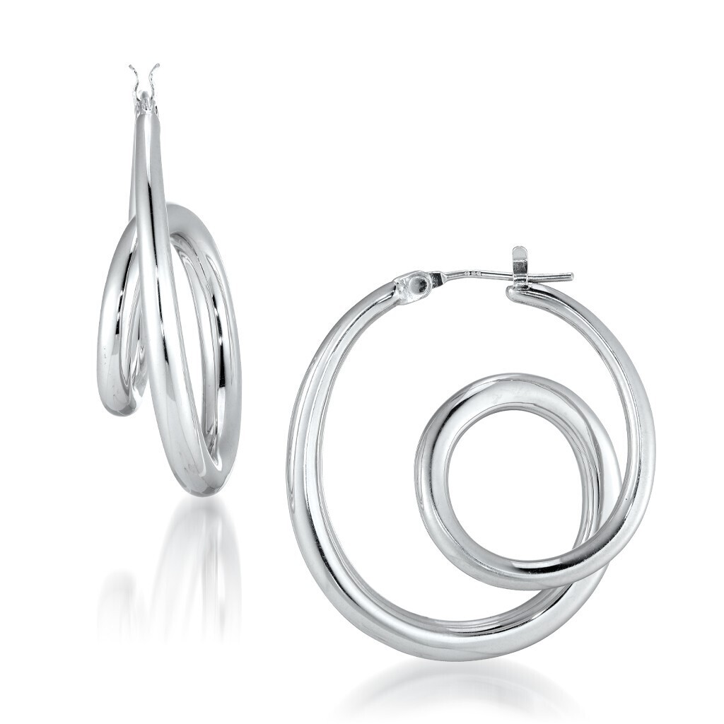 STAR JEWELRY girl SV925 ピアス HOOP PIERCED EARRINGS