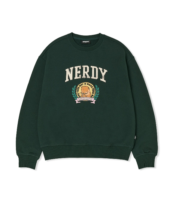 NERDY コインプレイヤースウェットシャツ グリーン