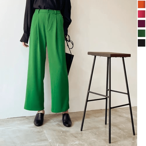 JBG company 5color / なし地ポンチタックパンツ