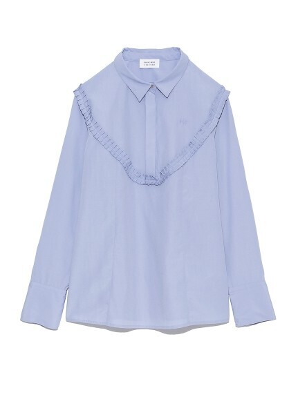 CELFORD 【HANAE MORI×CELFORDコラボ】ヨークフリルブラウス