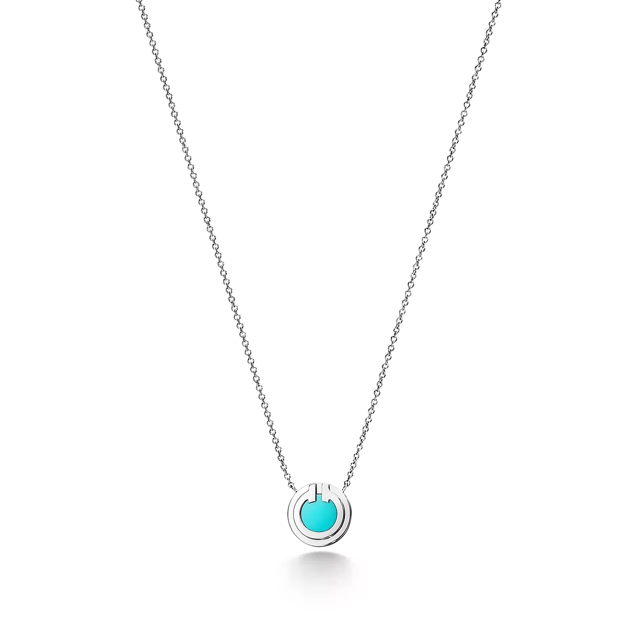 Tiffany & Co. ティファニー T 【日本限定】T トゥー ターコイズ サークル ペンダント