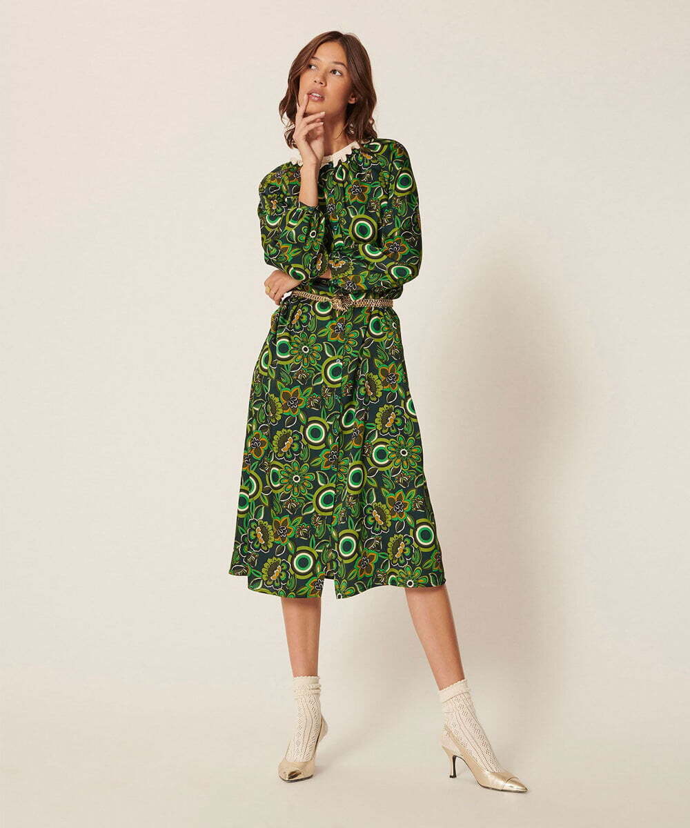 TARA JARMON Solar flowers dress