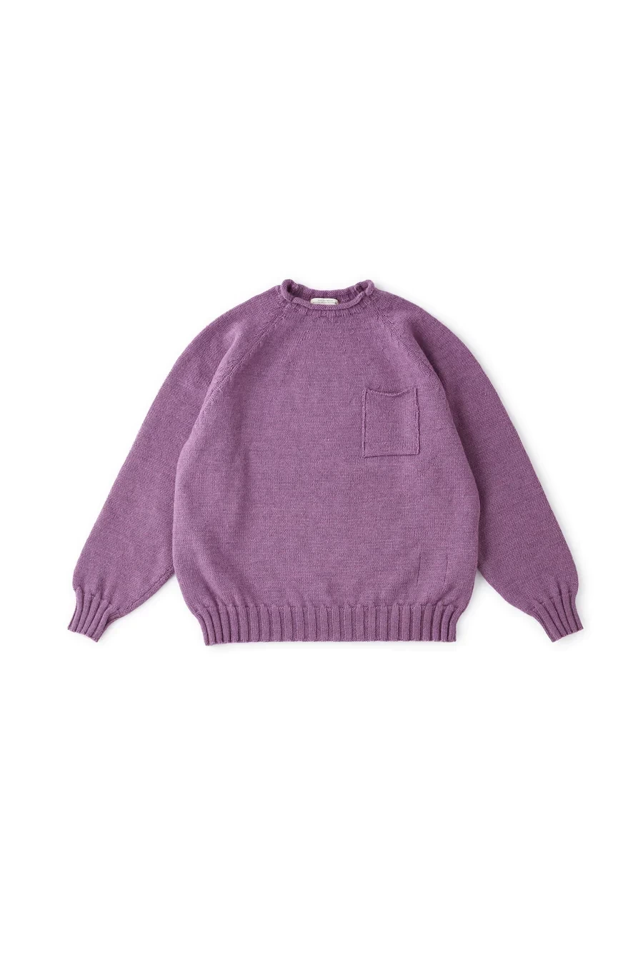 OLD JOE BRAND TWEEDY YARN ROLL-NECK SWEATER