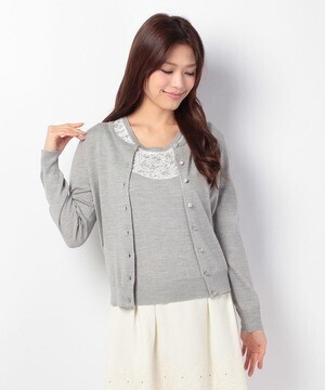 LAISSE PASSE レースビジュートバシプルオーバーツイン