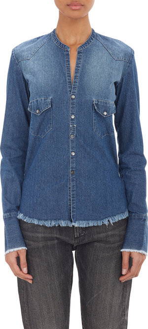 GREG LAUREN Self-Fringe Top