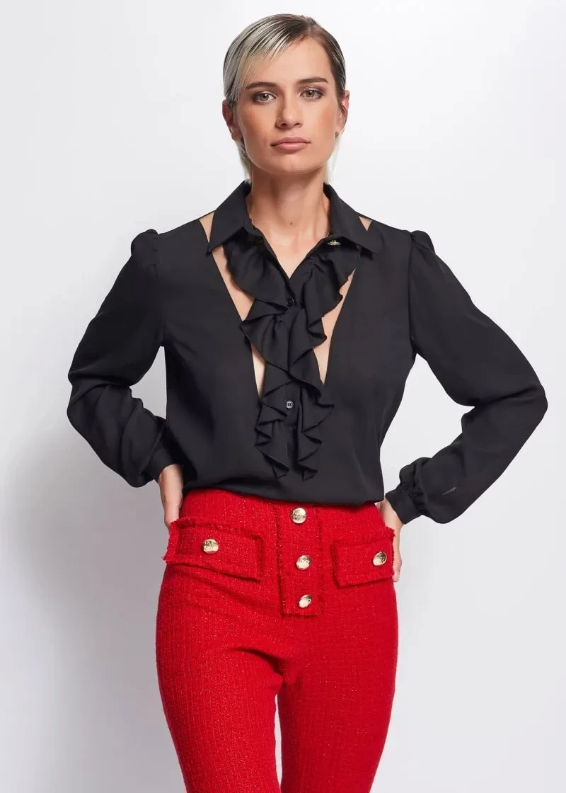 DENNY ROSE Camicia in georgette