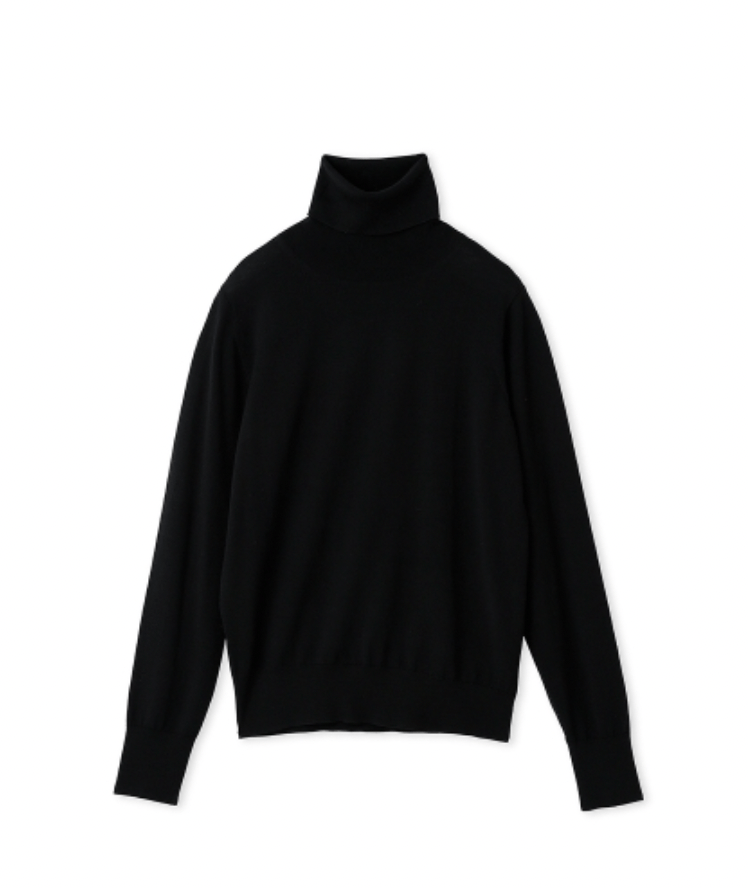 FRAY I.D ウォッシャブルウールタートルニット