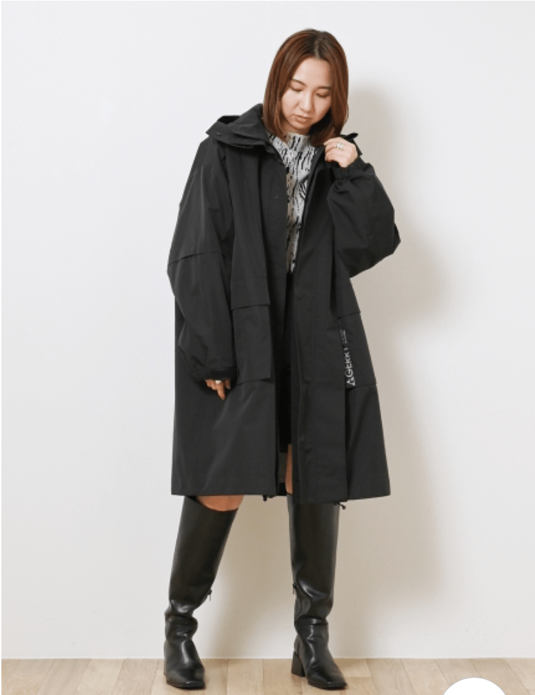 FRAY I.D ロングフードジャケット