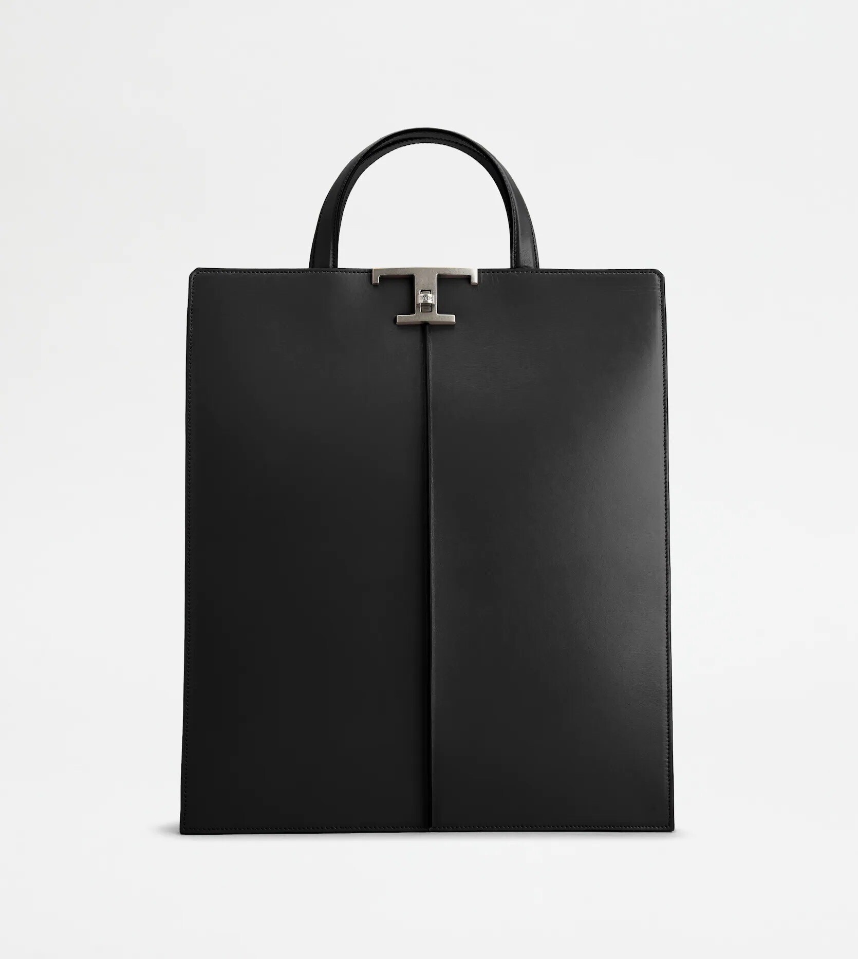TOD'S T タイムレス レザー ショッピング トート ミディアム