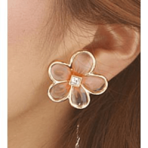 raffia Chainon earrings