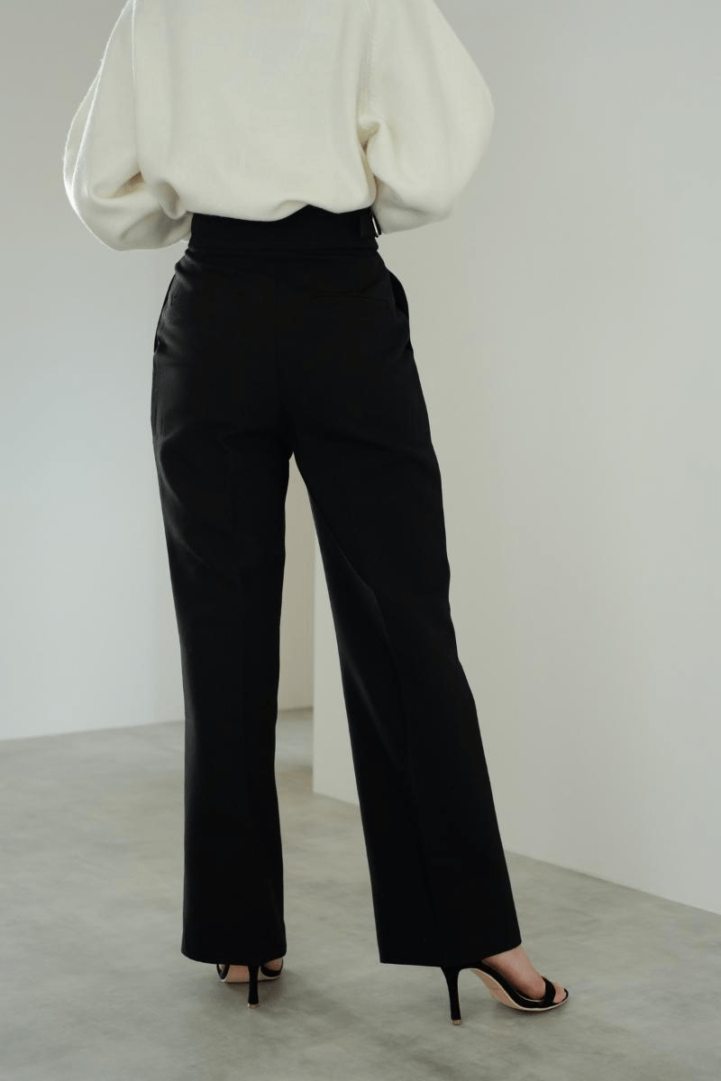maison de Dolce. ストレートスラックスパンツ【black】S