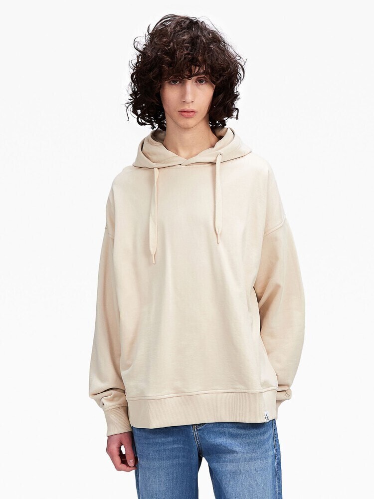 Calvin Klein ロゴタブボクシーパーカー