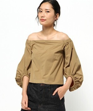 Demi-Luxe BEAMS ELIN / ソリッド バルーン プルオーバー