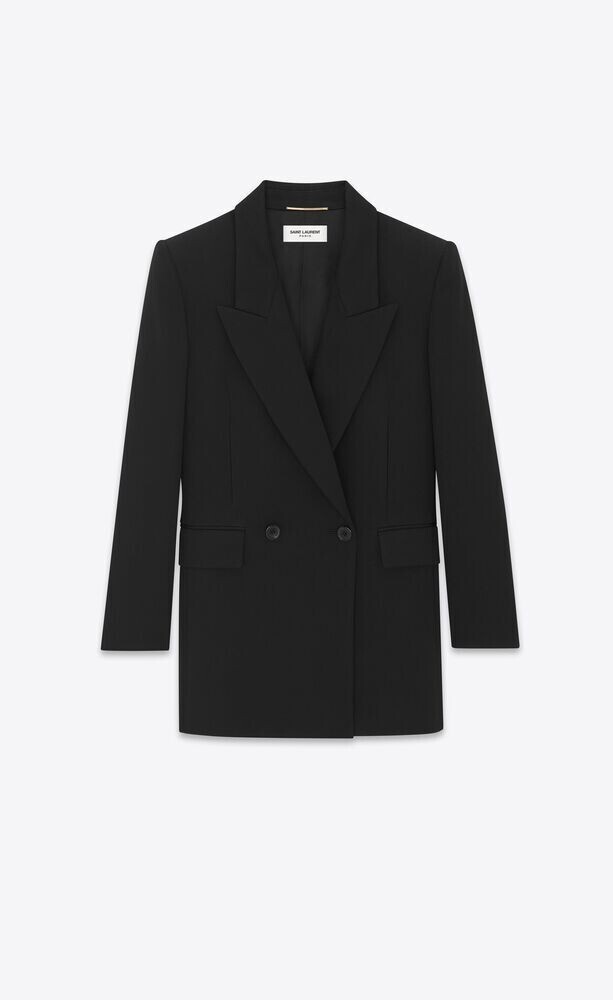 SAINT LAURENT ダブルブレスト ジャケット（ウール）