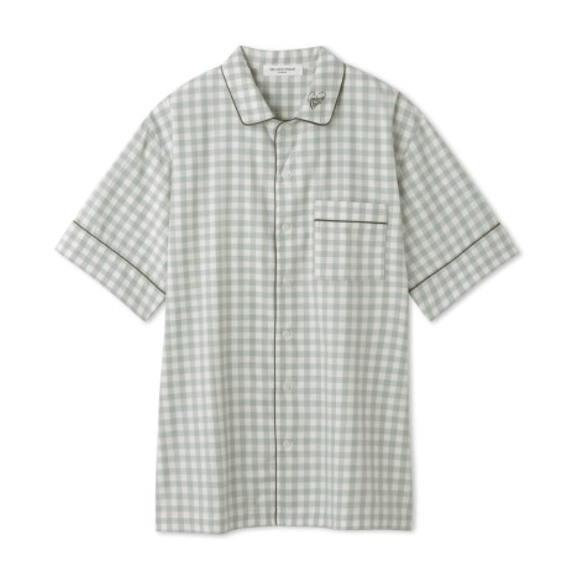 GELATO PIQUE HOMME HOMME ギンガムチェックパジャマシャツ