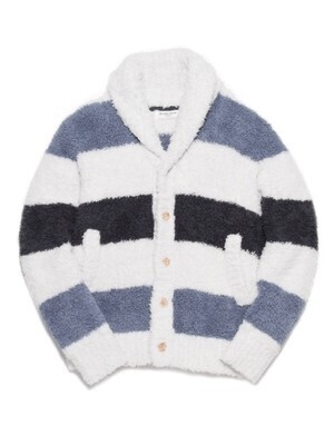 GELATO PIQUE HOMME moco moco’ジェラート’サガラ刺繍ショールカーディガン