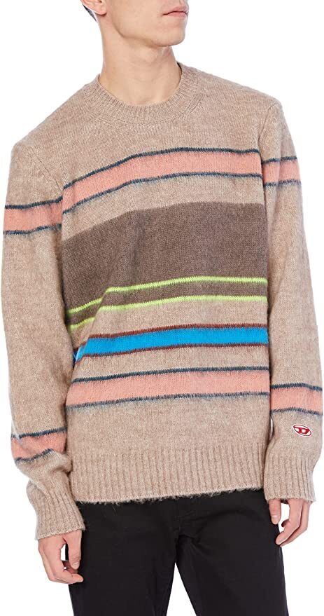 DIESEL メンズ ニット ストライプ