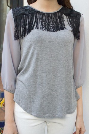 L'HOTEL 《SALE》フリンジトップス