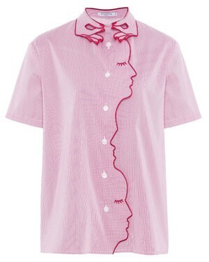 VIVETTA Pink Iride Boxy Shirt