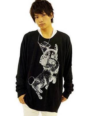 KINGLYMASK November Rain KMK 「へっどふぉんラビット」 エアーニット ロングスリット ニットソー