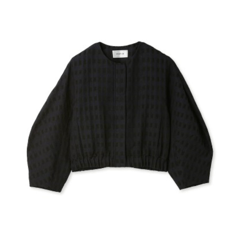 FRAY I.D ジャガードパフスリーブブルゾン