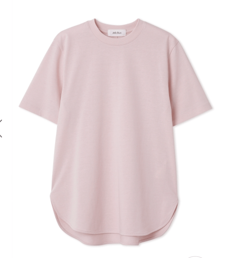 Mila Owen ラウンドヘムハイラインTシャツ