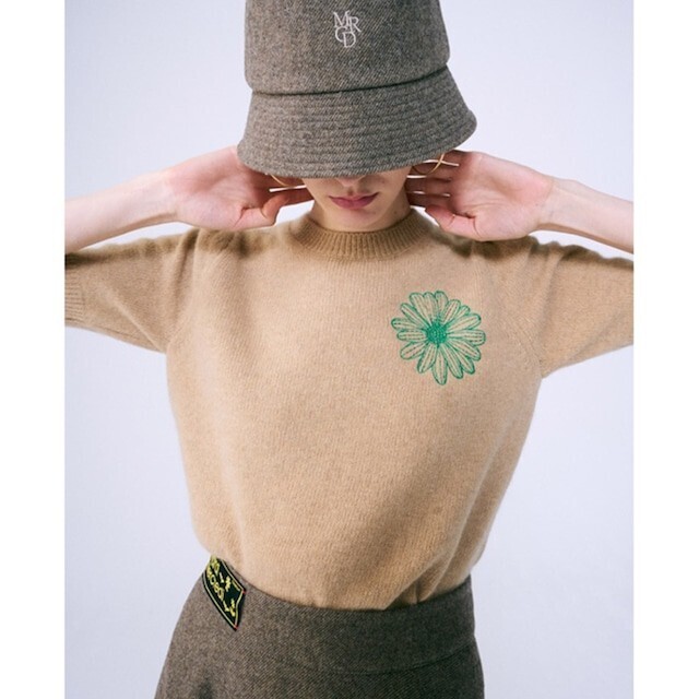 Mardi Mercredi RACCOON BLENDED TOP SHORT SLEEVE